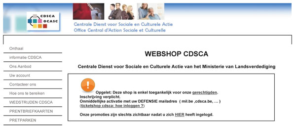 Webshop CDSCA